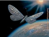 Vladimir Kush winged satellite painting